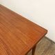Extendable mid century teak dining table with pull out leaves, denmark, 1950s
