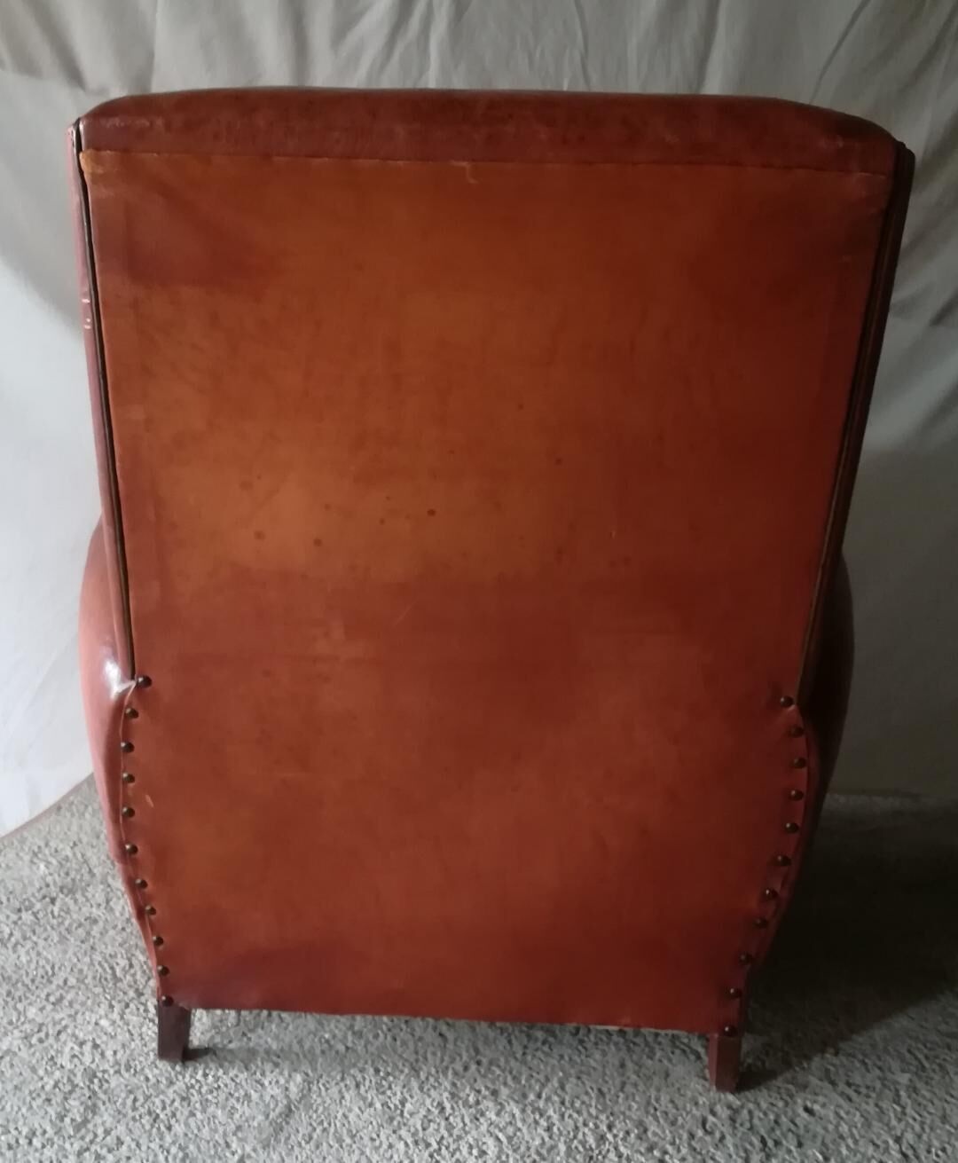 50/60 leather club armchair