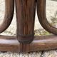 Rattan & glass coffee table “Riviera 70” – round, lightweight, bohemian chic style