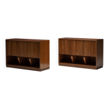 Modernist slatted credenza, Italy, 1960s