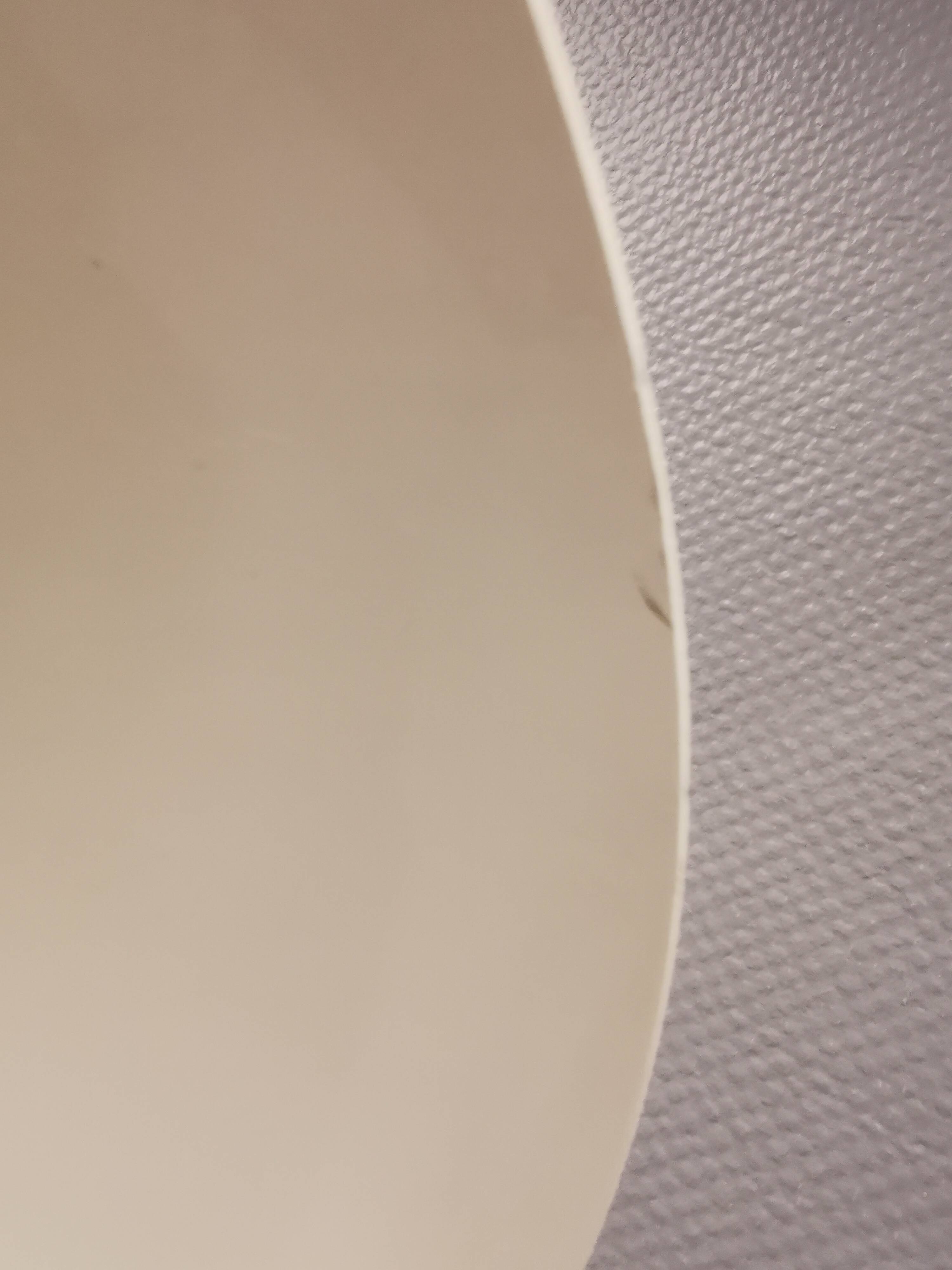 Older ph 4/3 hanging lamp, in white, with original orange dimmer.