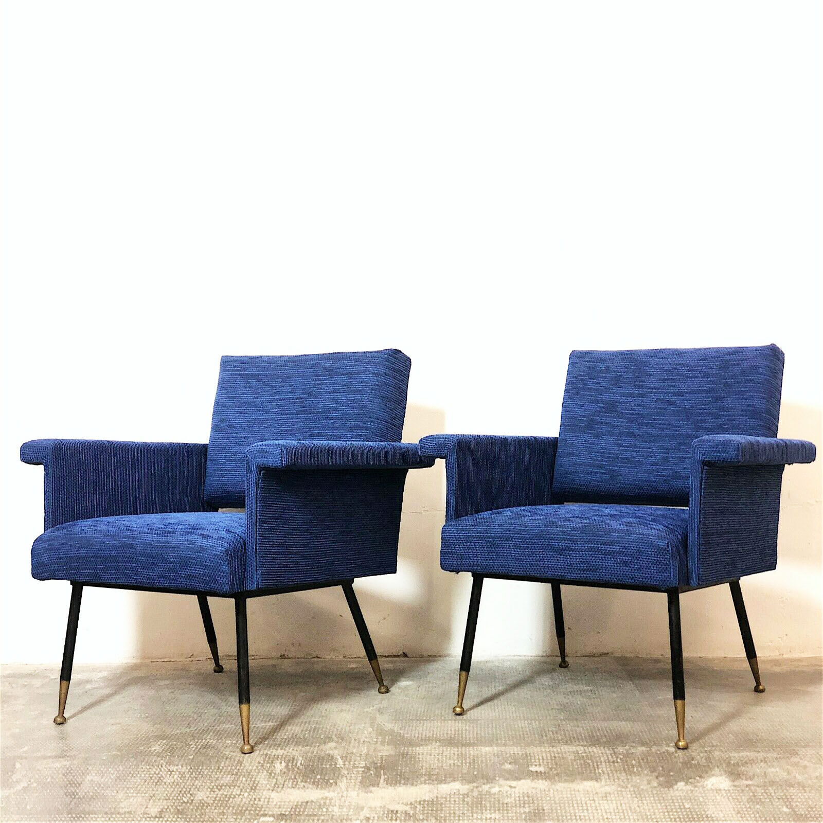 Pair of lounge chairs Renzo Minotti, Italy, 60s