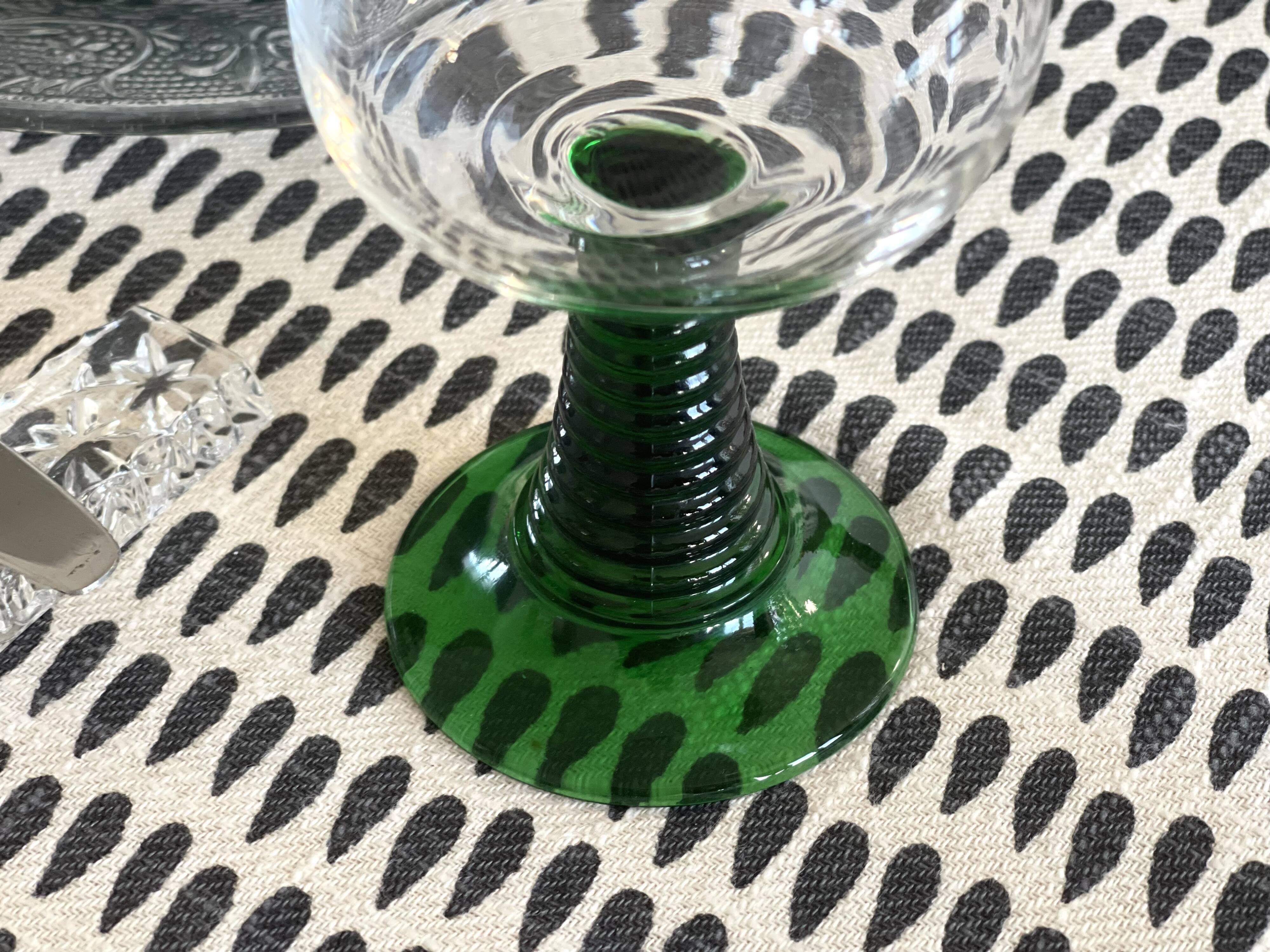 6 verres à pied Luminarc 1970