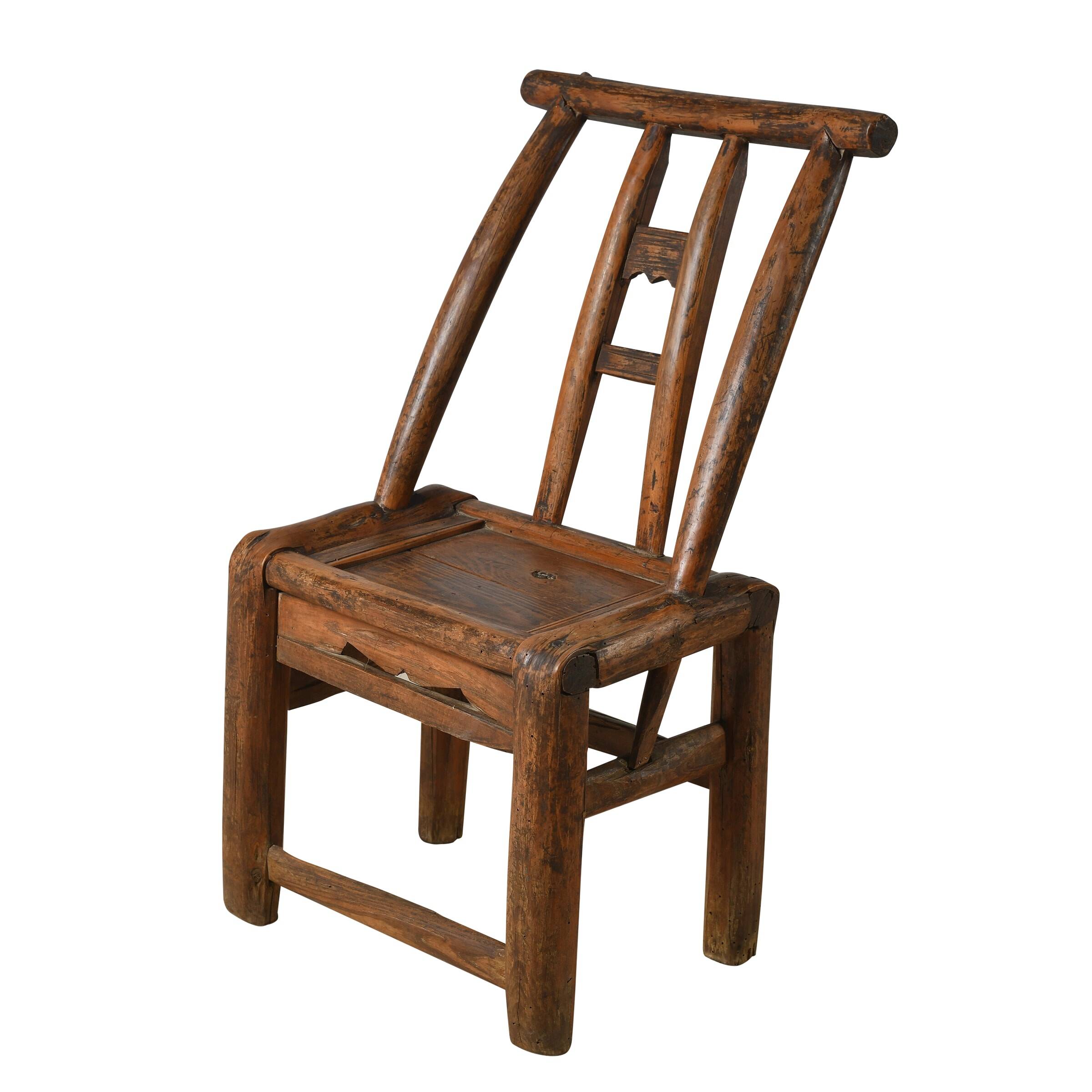 Haizi – Antique Chinese children's chair in willow no. 3
