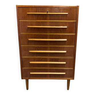 Scandinavian design chest of drawers 1950.