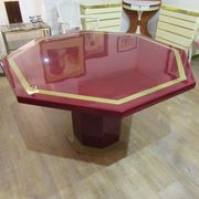 Red and gold laquered table