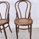 Paire de chaises cannées Fischel bistro