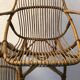 Pair of vintage rattan armchairs