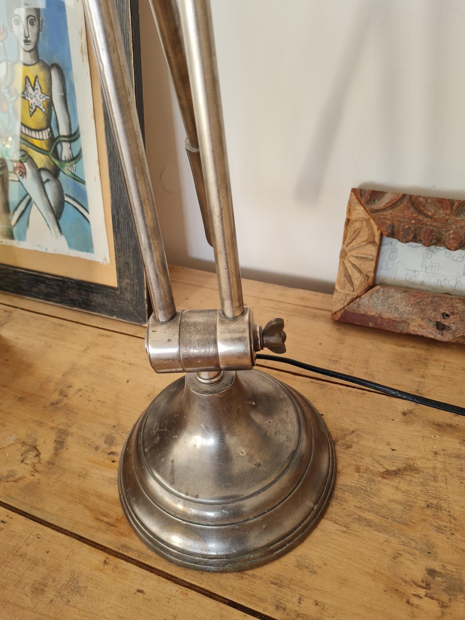 Industrial desk lamp