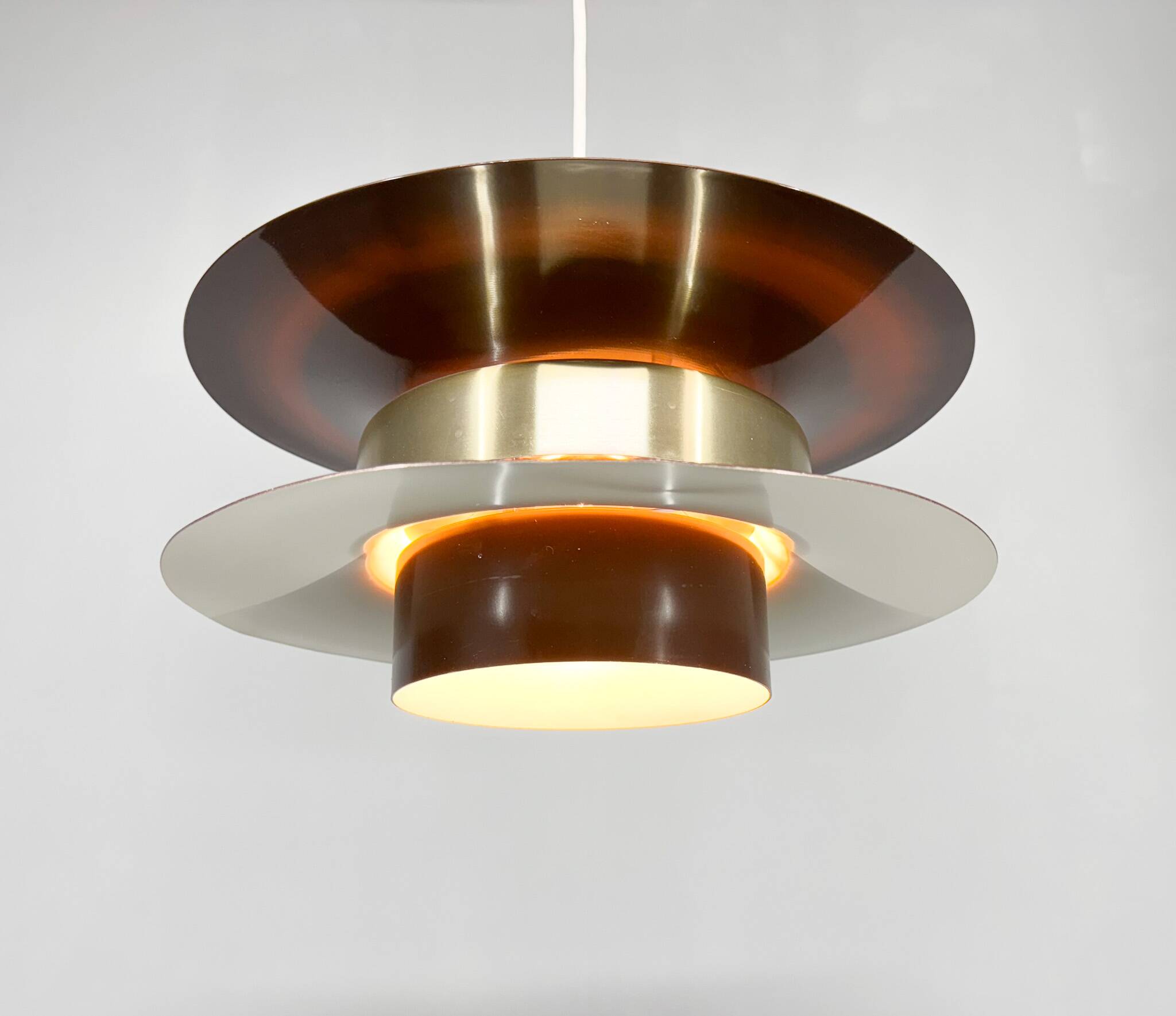 1970s Metal Space Age Pendant Light, Germany