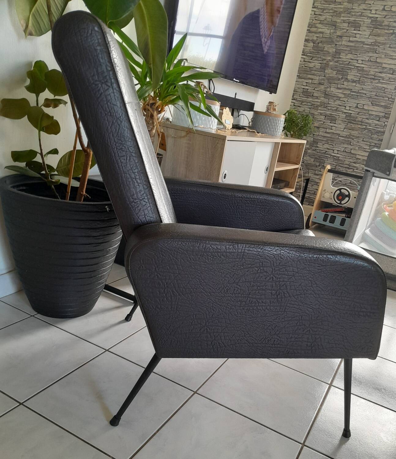 Fauteuil de jean prèvost pour Paris 1960 vintage
