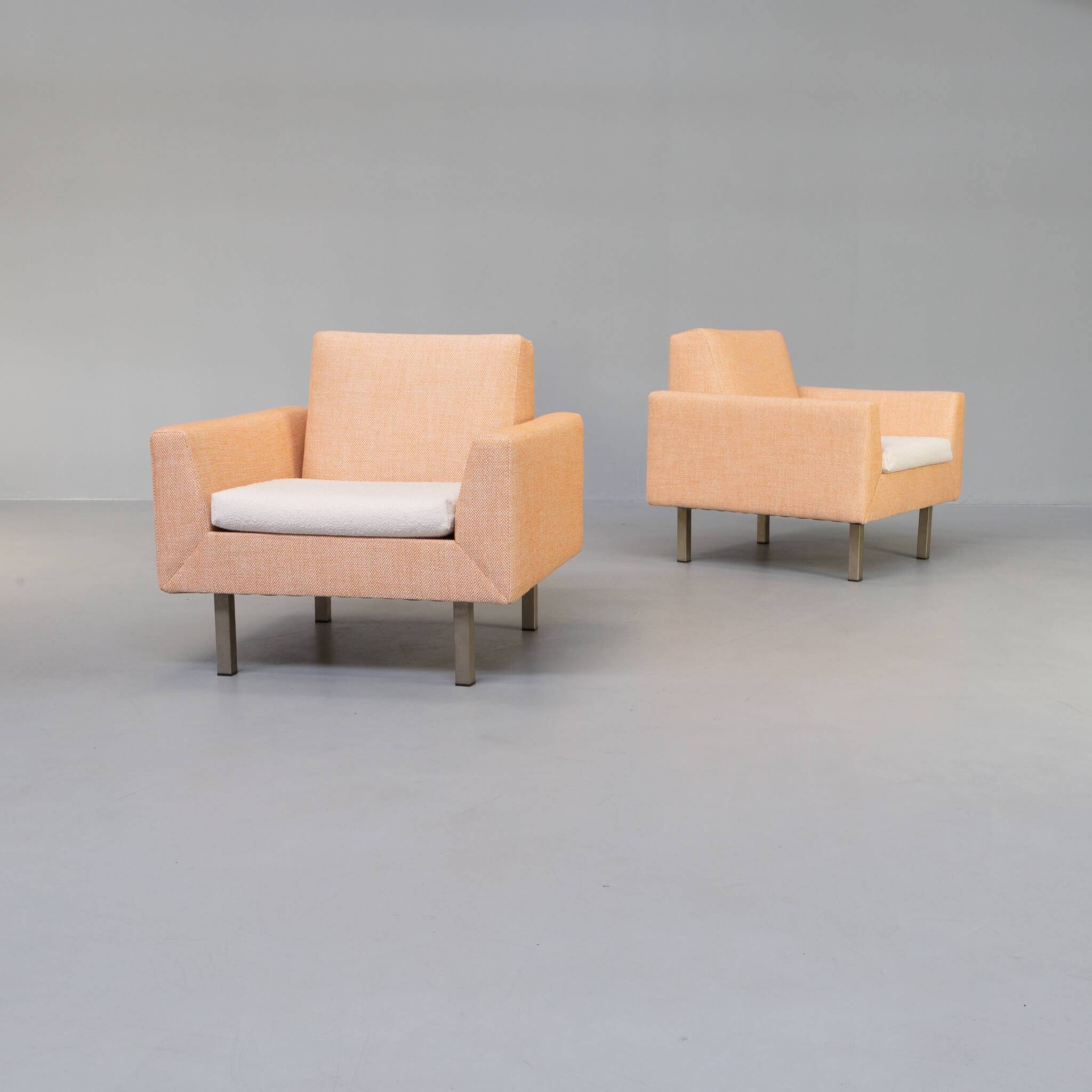 60s Theo Ruth model 410 lounge fauteuil for Artifort set/2