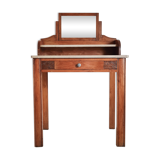 Table dressing table with Art Deco swivel mirror