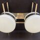 Unique big chrome Bauhaus flushmount / pendant, 1930s