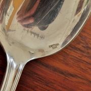 Ercuis - Série de 12 cuillères de table modèle Sully - en métal argenté
