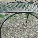 Banc de jardin en fer ancien