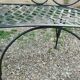 Banc de jardin en fer ancien