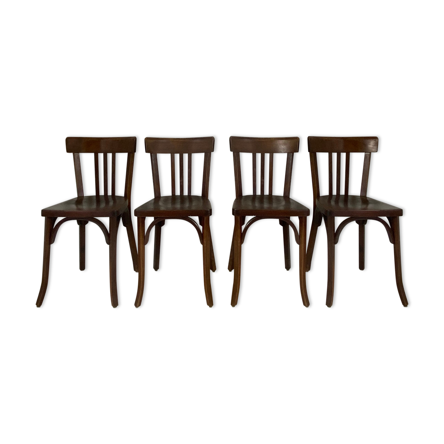 Set of 4 chairs vintage bistro 50