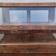 Antique wooden showcase