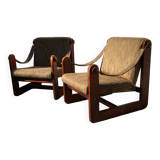 Vintage Lounge Armchair Chair Mid Century 80s Czechoslovakia