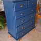 Commode blue ganne
