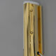 Brass and opaline glass wall lamp, glashutte limburg, 1970s