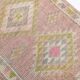 3x12 Blush Pink Vintage Runner Rug, 92x355Cm