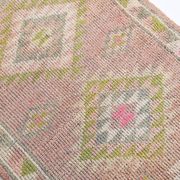 3x12 Blush Pink Vintage Runner Rug, 92x355Cm