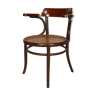 Curved wooden office chair, Fischel, circa 1900