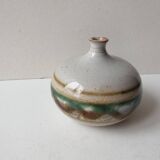 Single-flower vase signed Voldemar Volkoff Vallauris