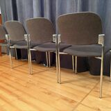 Set of four chairs, 1980s