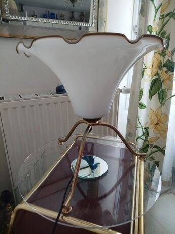 Tulip lamp in opaline - Art Deco -