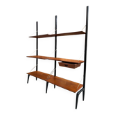 Modular teak shelving by Louis Van Teeffelen 1950s