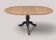 Extendable round table with central leg – Chic country spirit