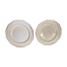 Lot de 2 plats de service anciens porcelaine de Limoges