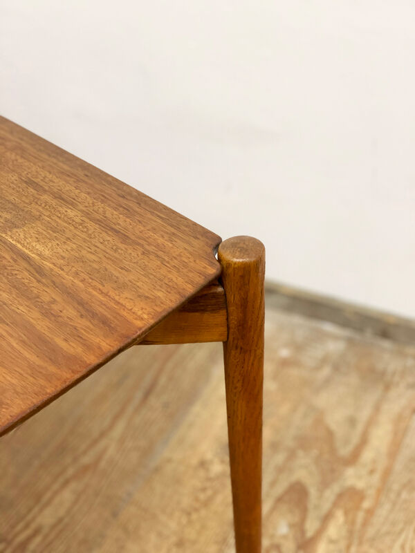 Table basse moderne en teck du milieu du siècle par Hartmut Lohmeyer, table d’appoint ou table de canapé, années 1950