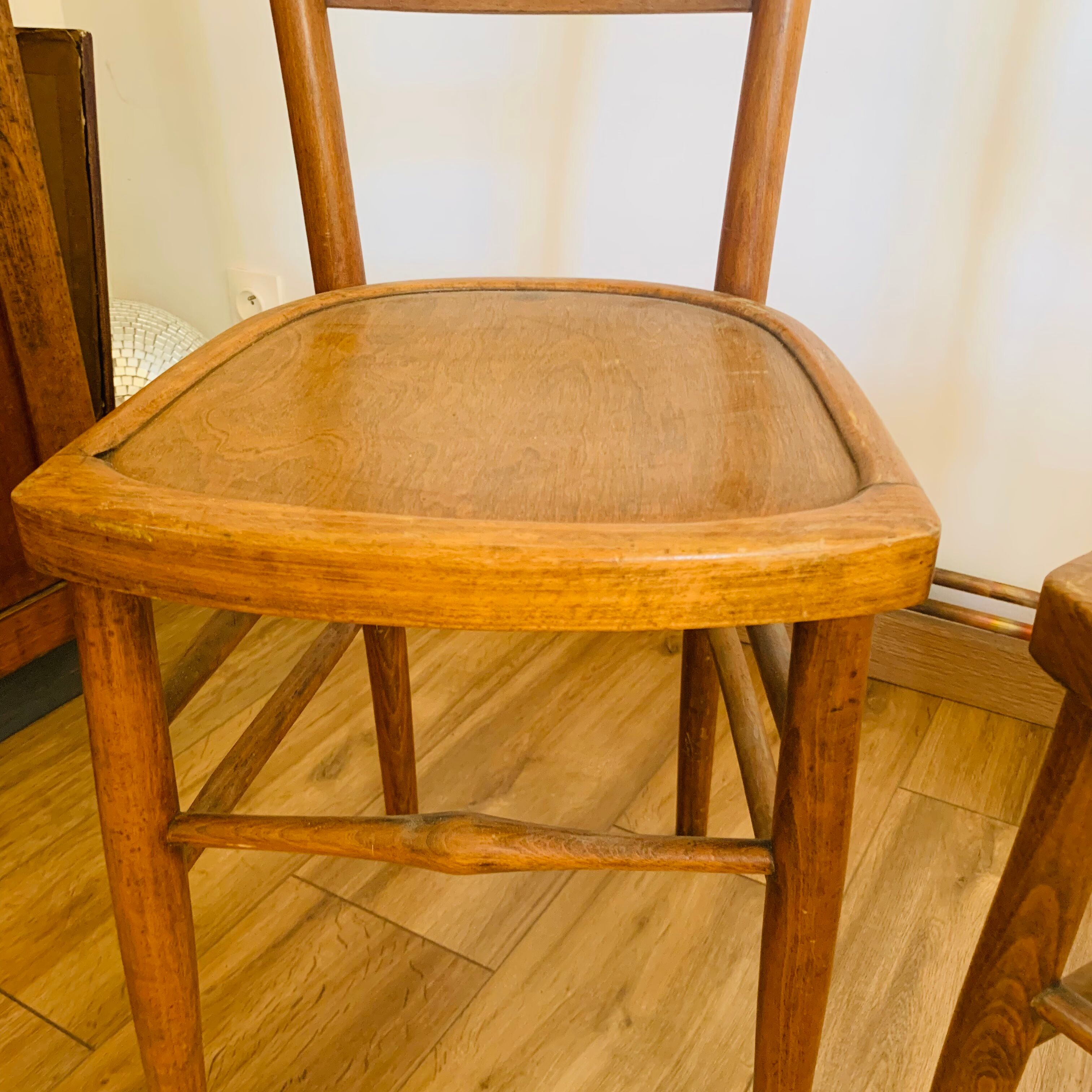 Pair of bistro chairs