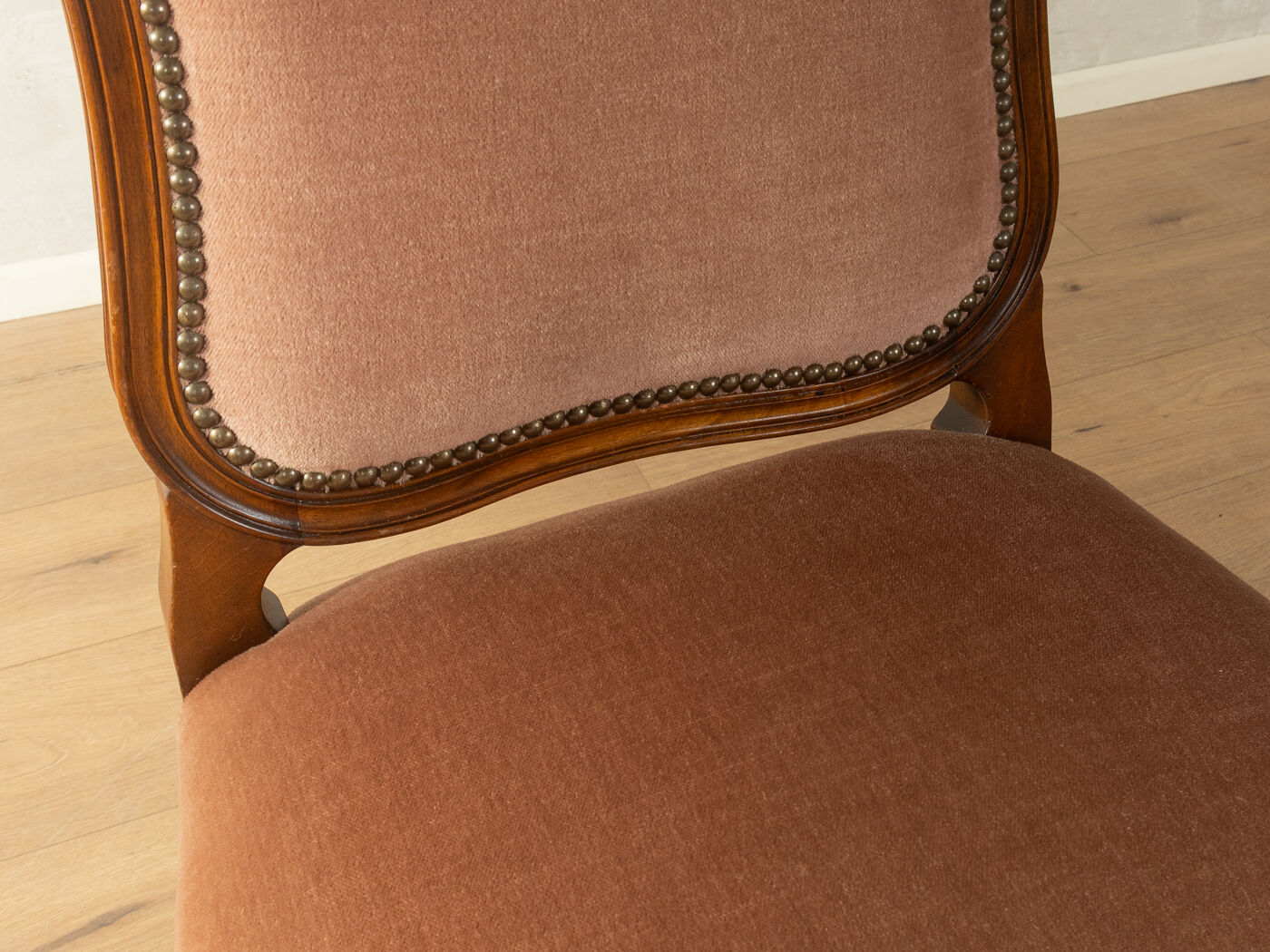 Rococo dining chairs, set of 6, circa 1900, baroque style