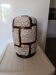 Large brutalist lamp base in glazed ceramic, Fat Lava decor 1970.