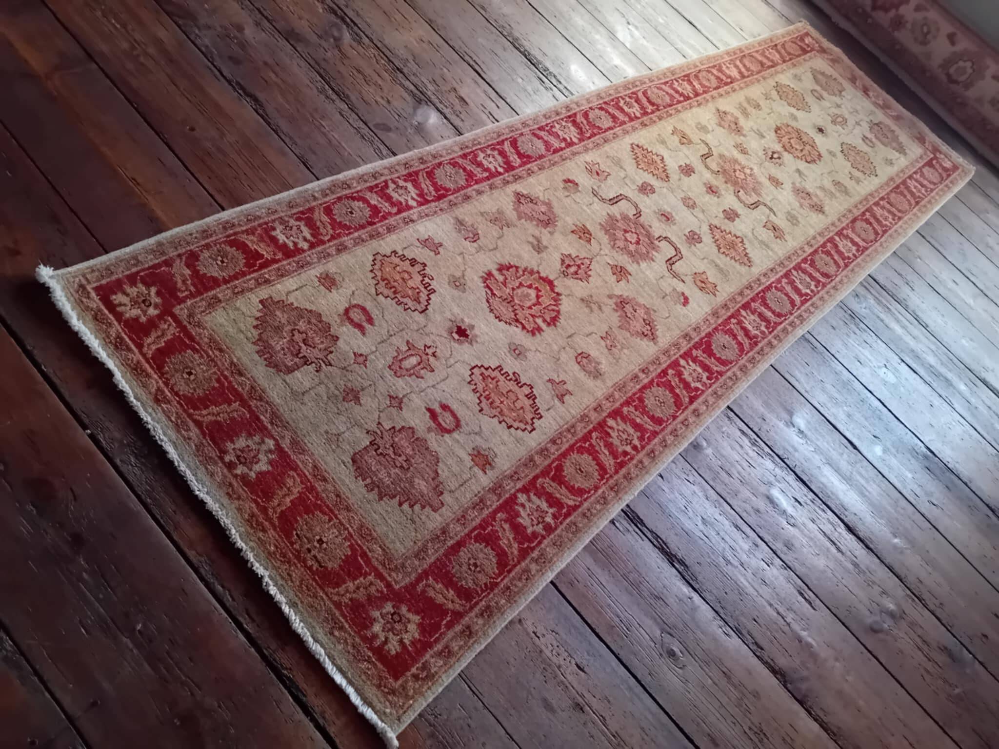 Pakistani Farahan Handmade Runner Rug 270x80cm