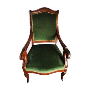 Fauteuil Richelieu vert