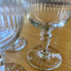 5 blown glass stemware