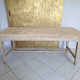 Farmhouse table with extensions and renovated drawer
