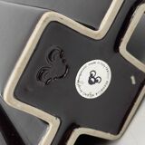 Angelo Mangiarotti, Space age brown ceramic vase, Fratelli Brambilla Italy ca. 1968