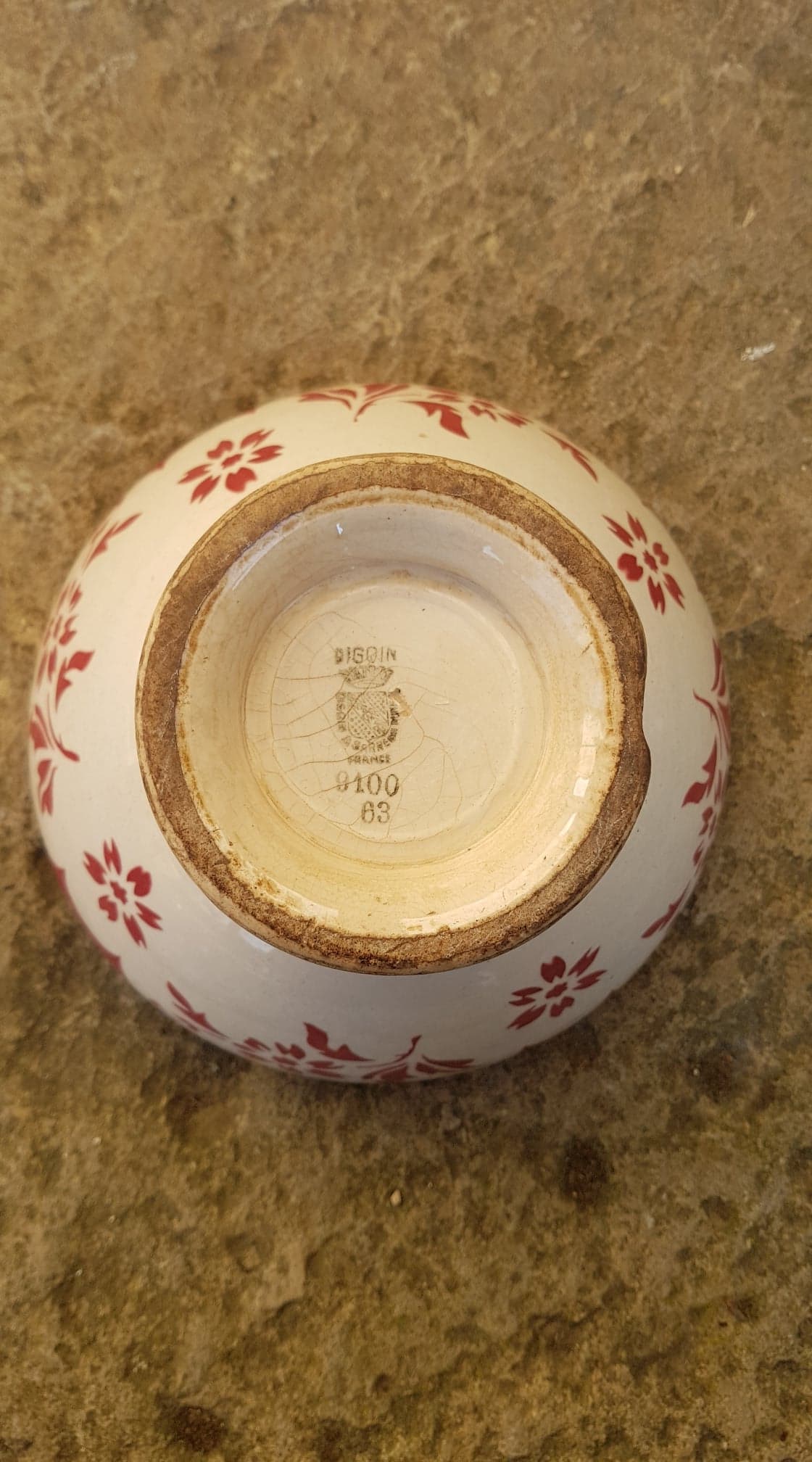 Bowl Digoin Sarreguemines model 9100