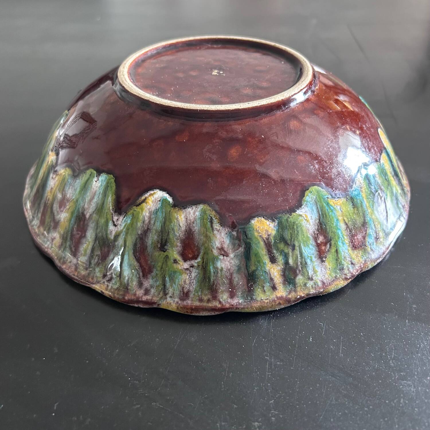 Plat creux ondulé flammé