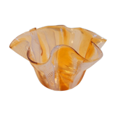 Small vintage handkerchief vase in Murano glass.