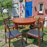Vintage teak table and chairs