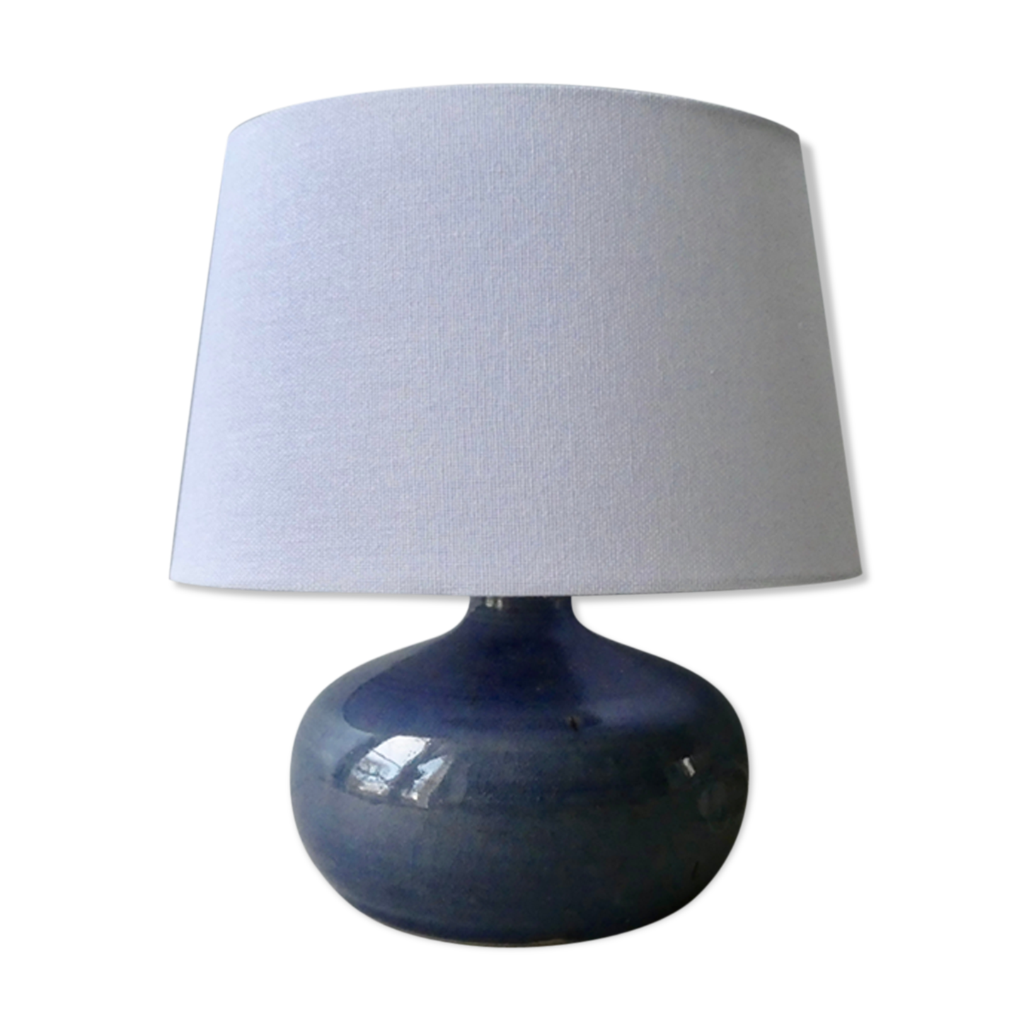 Blue sandstone lamp from the 1960s