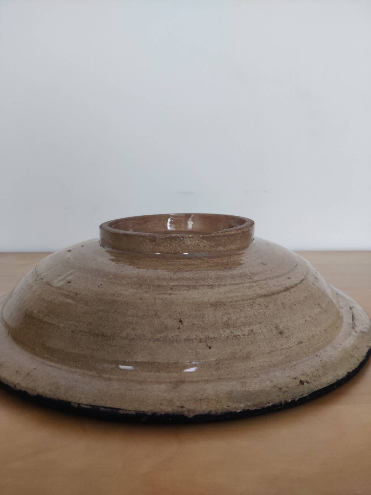 Large Antique Oriental Moroccan Ceramic Platter, 1950